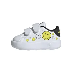 Sneakers bambino primi passi bianche con stampa smile adidas Advantage Smiley