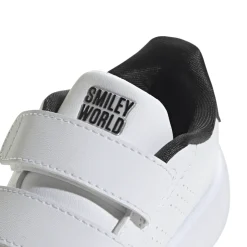 Sneakers bambino primi passi bianche con stampa smile adidas Advantage Smiley