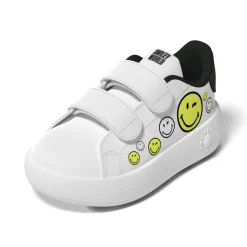 Sneakers bambino primi passi bianche con stampa smile adidas Advantage Smiley