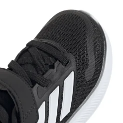 Sneakers bambino primi passi nere Runfalcon 5 con logo adidas