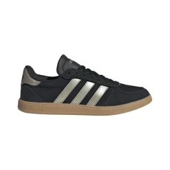 Sneakers basse nere effetto scamosciato e strisce metallizzate adidas BREAKNET SLEEK