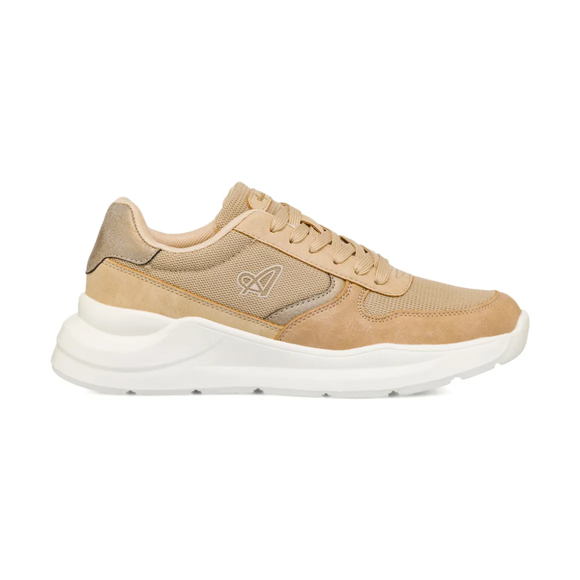 Sneakers beige da Donna con dettagli glitter in memory comfort Australian Daisy