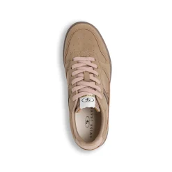 Sneakers beige da Donna effetto scamosciato Swish Jeans