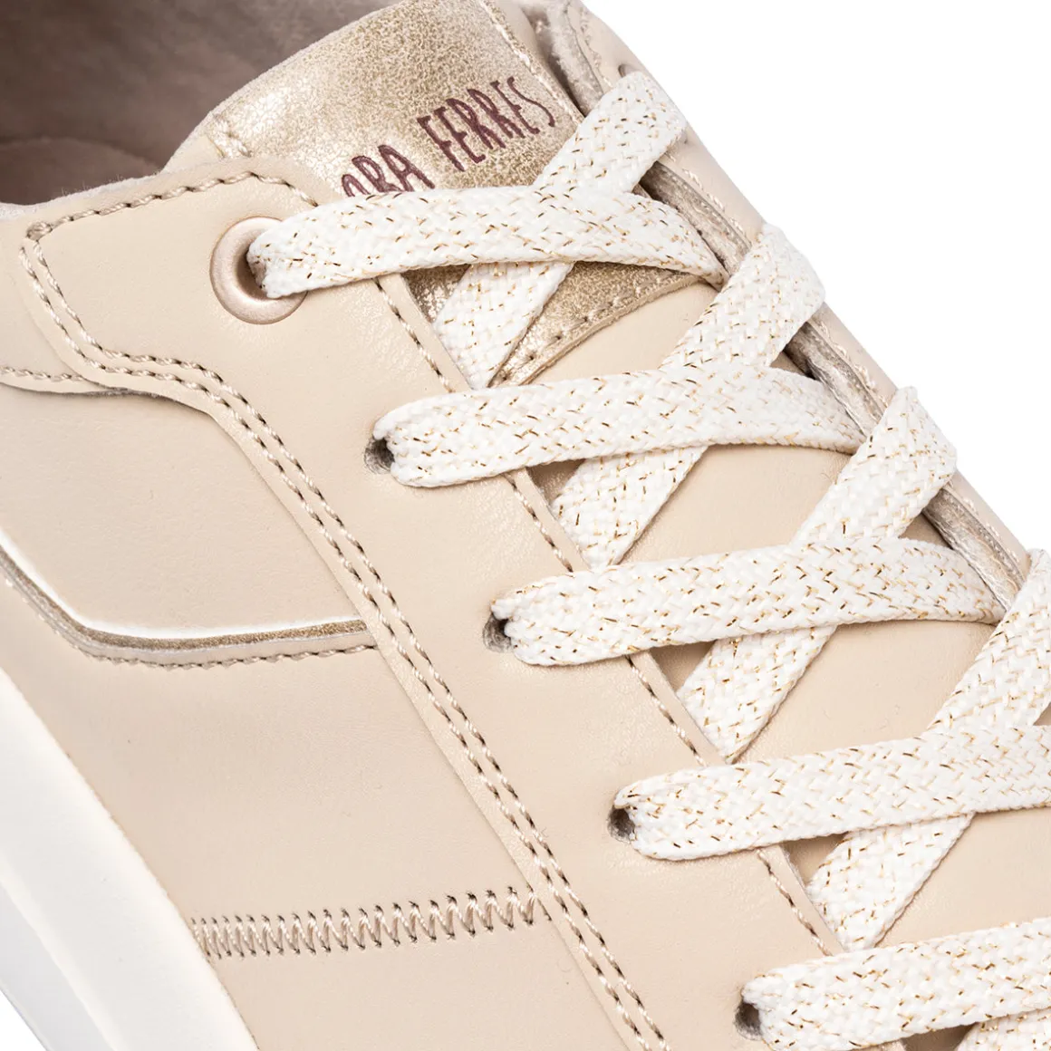 Sneakers beige da Donna Lora Ferres