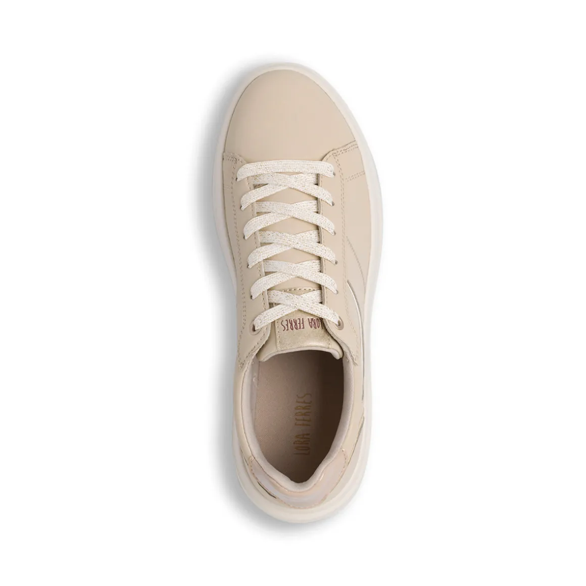 Sneakers beige da Donna Lora Ferres