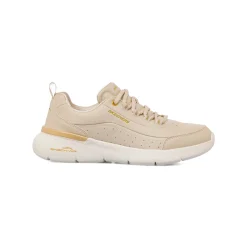 Sneakers beige da Donna Skechers Air in Memory Foam