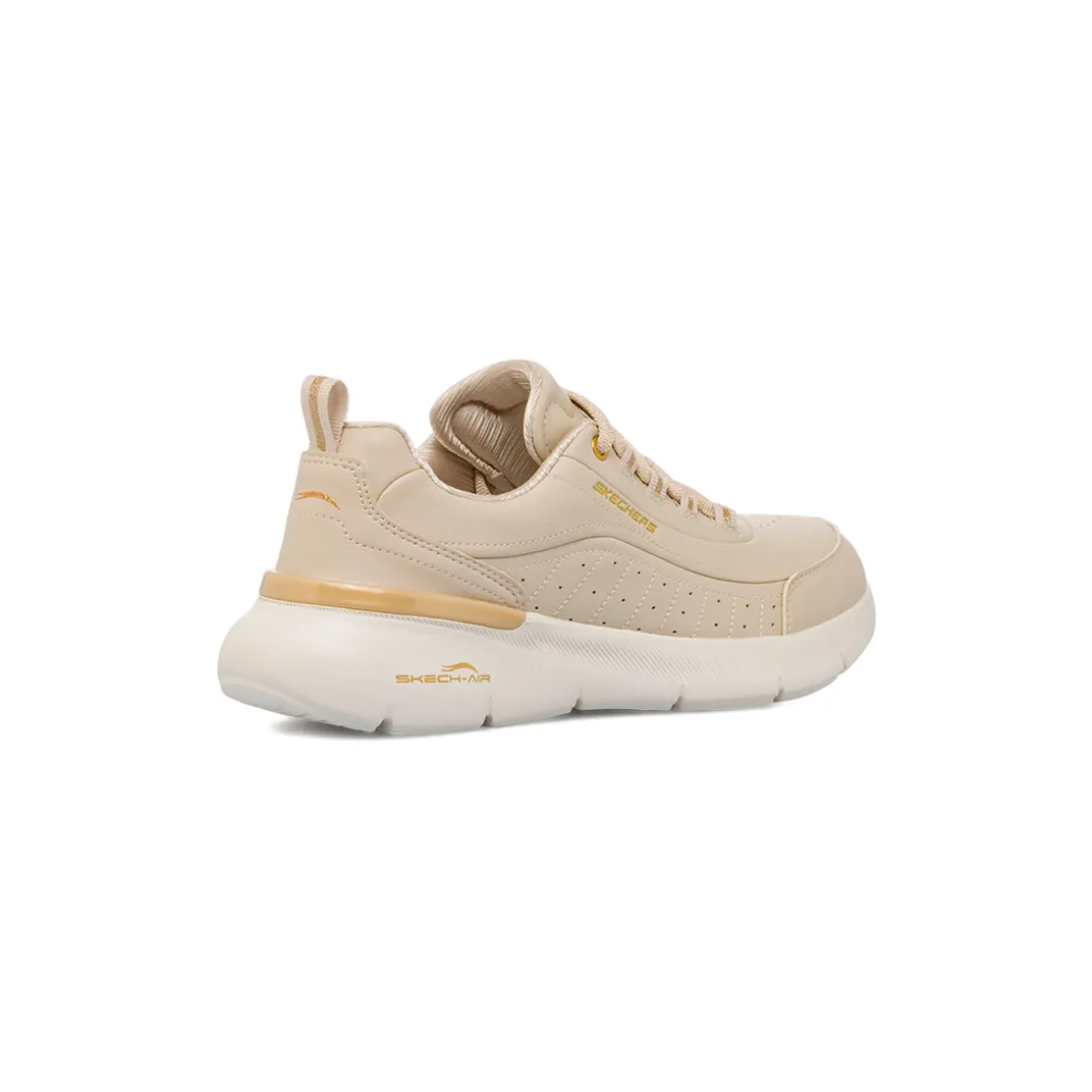 Sneakers beige da Donna Skechers Air in Memory Foam