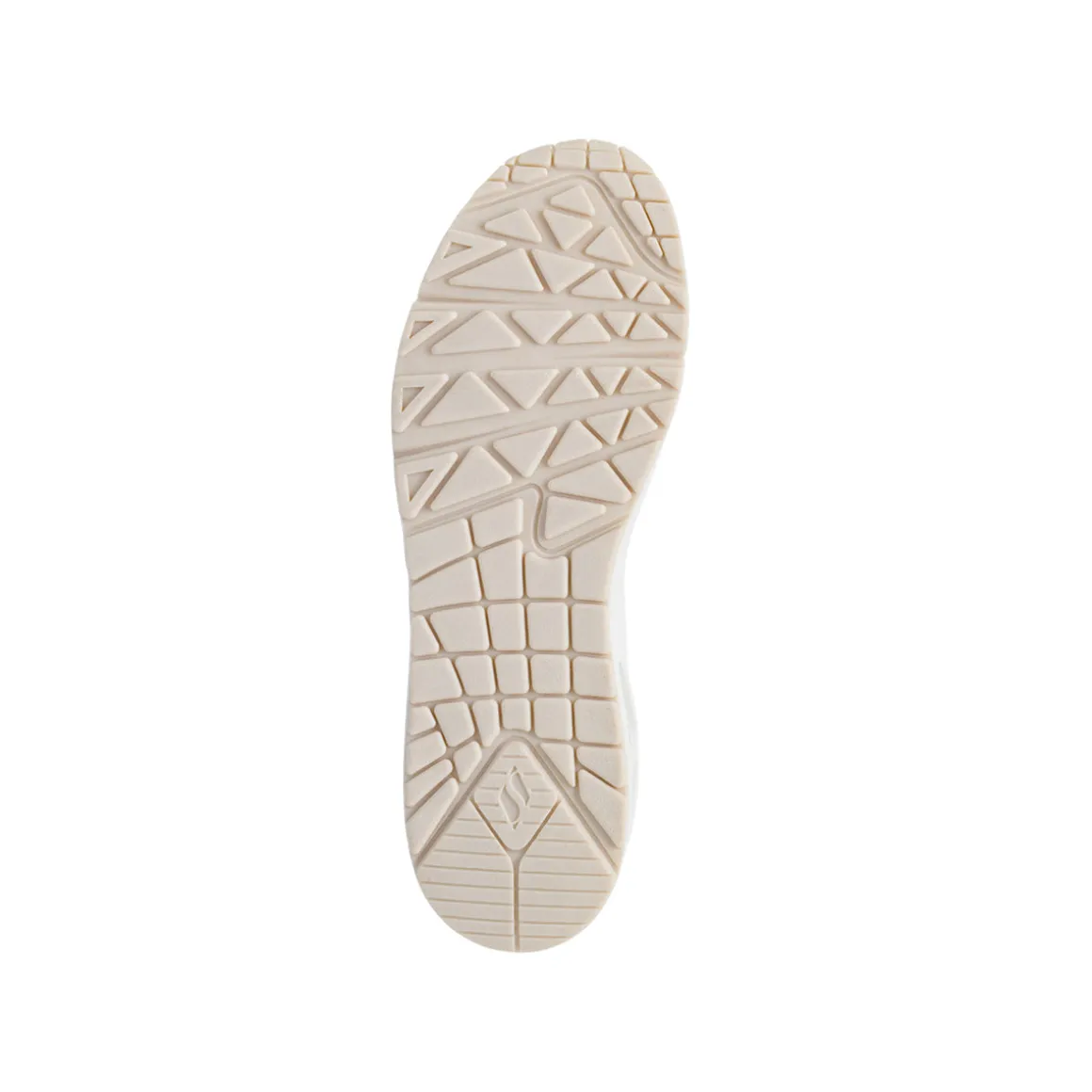 Sneakers beige da Ragazza con ammortizzazione ad aria Skechers Uno