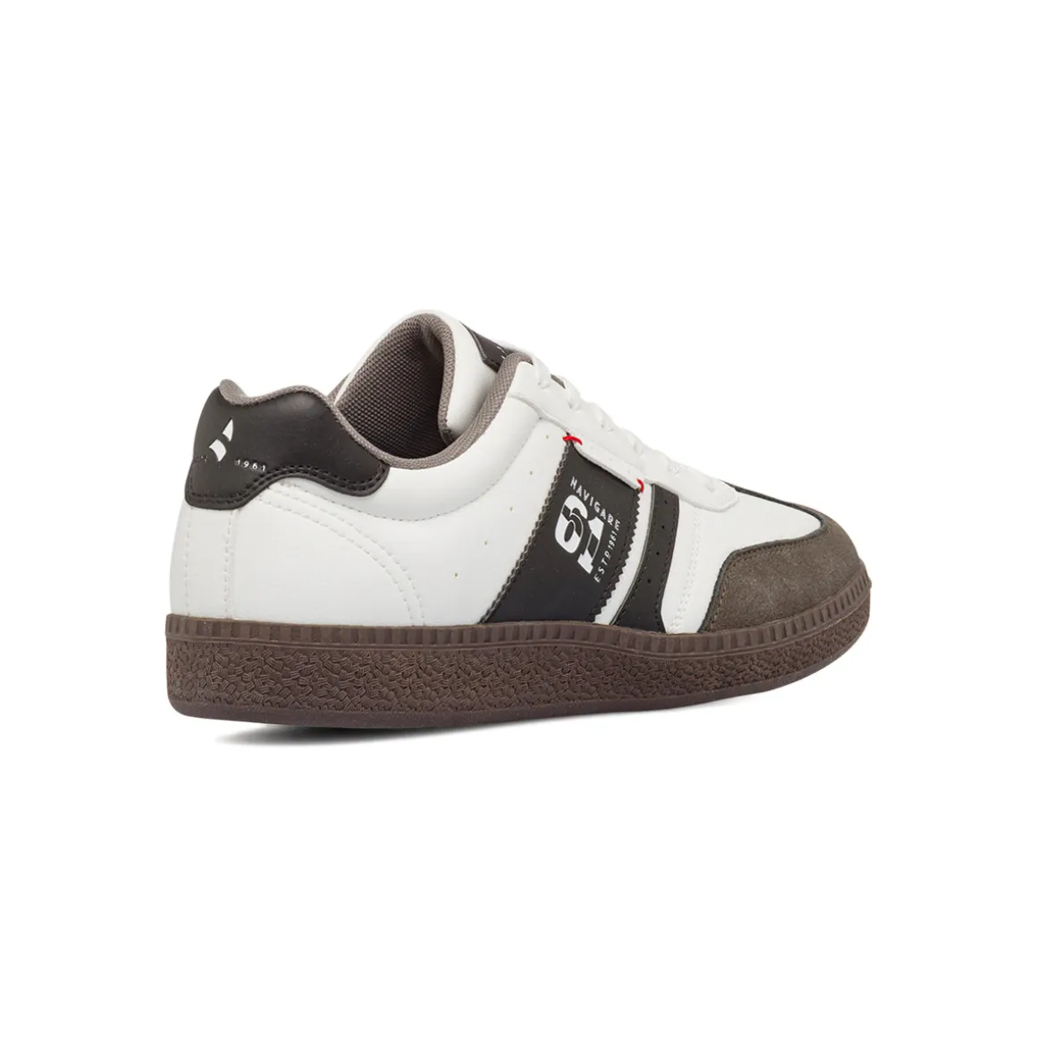 Sneakers bianche con inserti marroni da Uomo Navigare