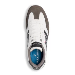 Sneakers bianche con inserti marroni da Uomo Navigare