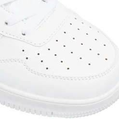 Sneakers bianche con logo e dettagli traforati Everlast