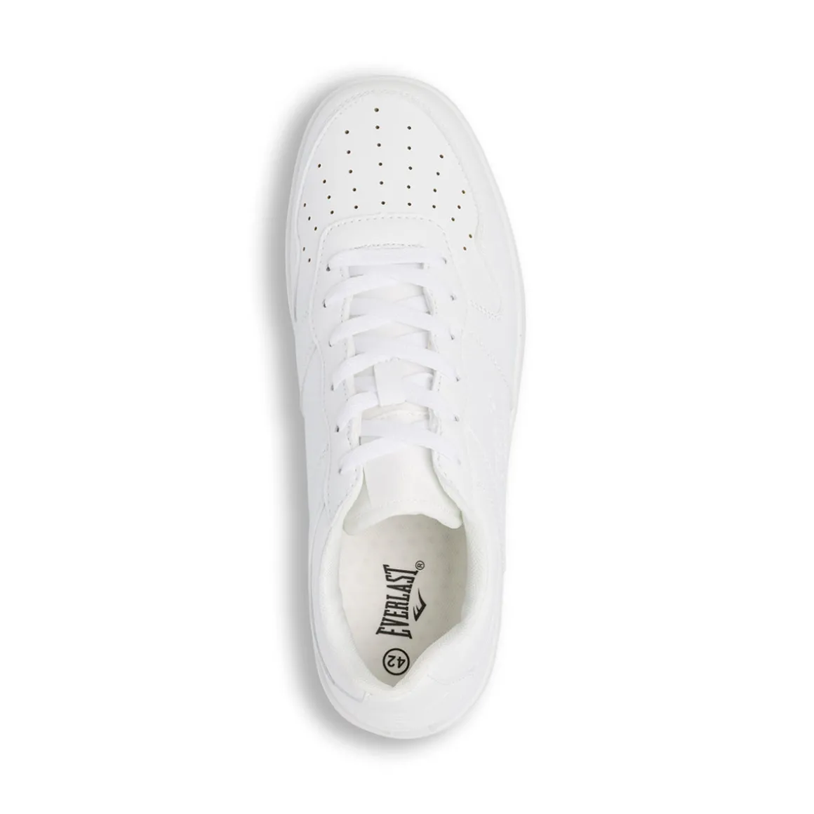 Sneakers bianche con logo e dettagli traforati Everlast