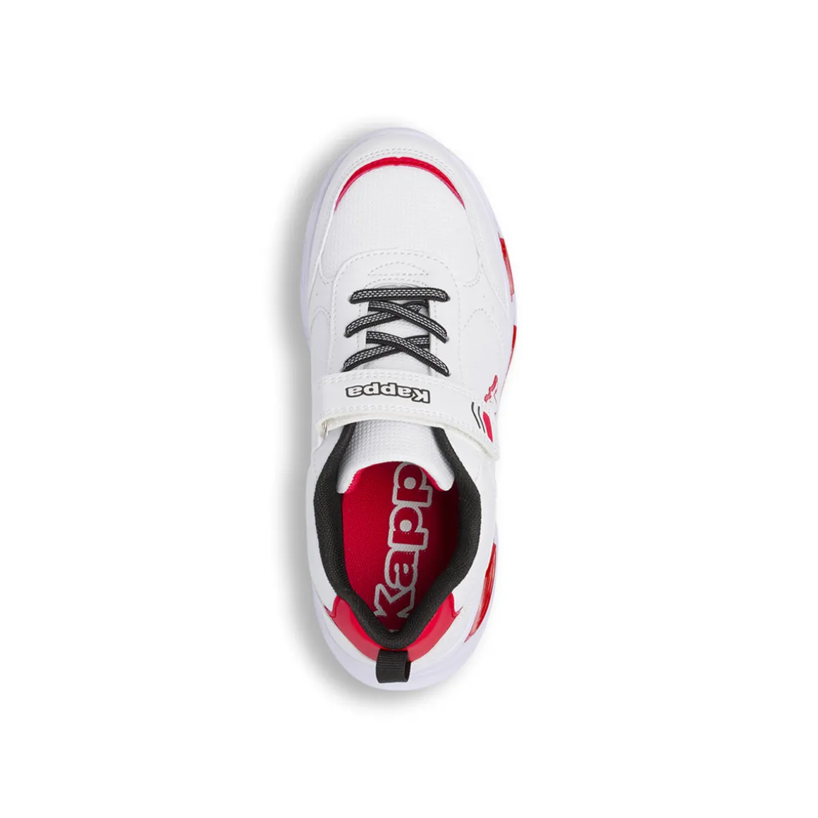 Sneakers bianche con strappo e luci da Ragazzo Kappa