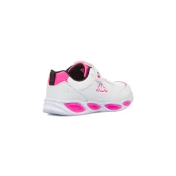 Sneakers bianche con strappo e luci da Ragazza Kappa
