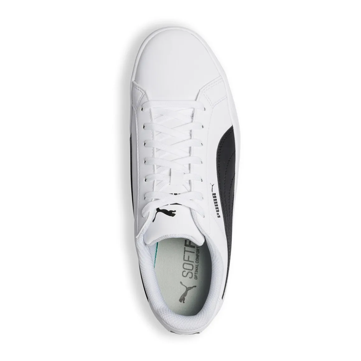 Sneakers bianche con striscia laterale a contrasto Puma Smash Vulc
