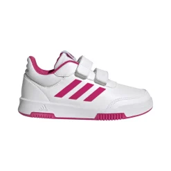 Sneakers bianche da Bambino adidas con dettagli rosa Tensaur Sport 2.0 C