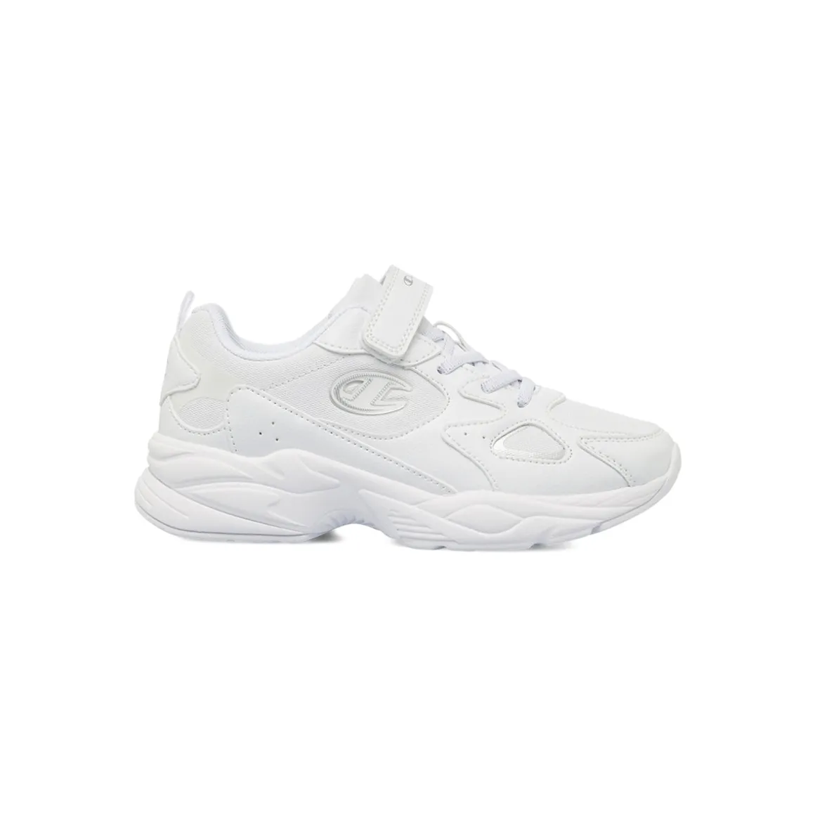 Sneakers bianche da Bambina con strappo in velcro Champion