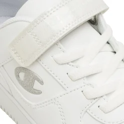 Sneakers bianche da Bambina con dettaglio logo laterale Champion Low G PS