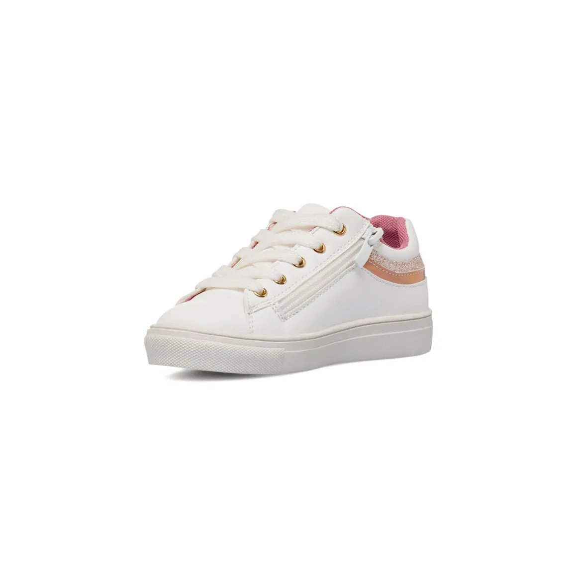 Sneakers bianche da Bambina con cuoricini Dieci Baci