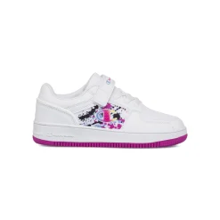 Sneakers bianche da Bambina Champion Fantasy con dettagli colorati