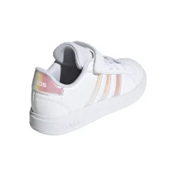 Sneakers bianche da Bambina con dettagli iridescenti GRAND COURT 2.0 adidas
