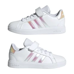 Sneakers bianche da Bambina con dettagli iridescenti GRAND COURT 2.0 adidas