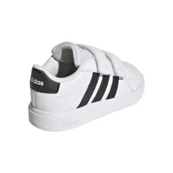 Sneakers bianche da Bambino adidas Grand Court 2.0 con strappo