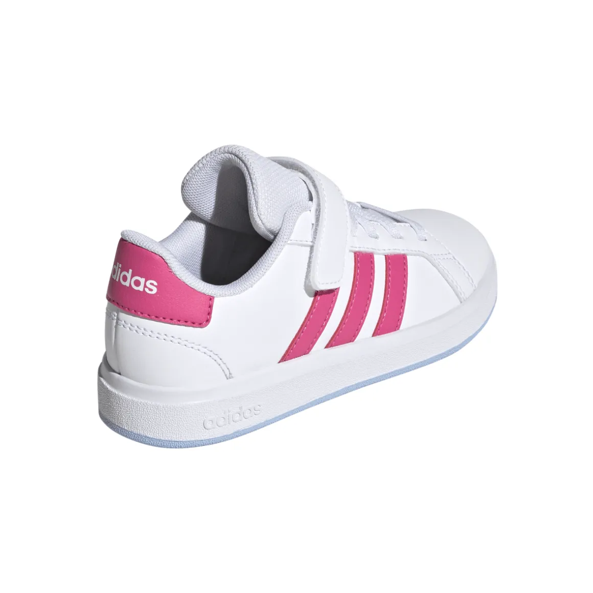Sneakers bianche da Bambina e Ragazza con dettagli Rosa GRAND COURT 2.0 adidas