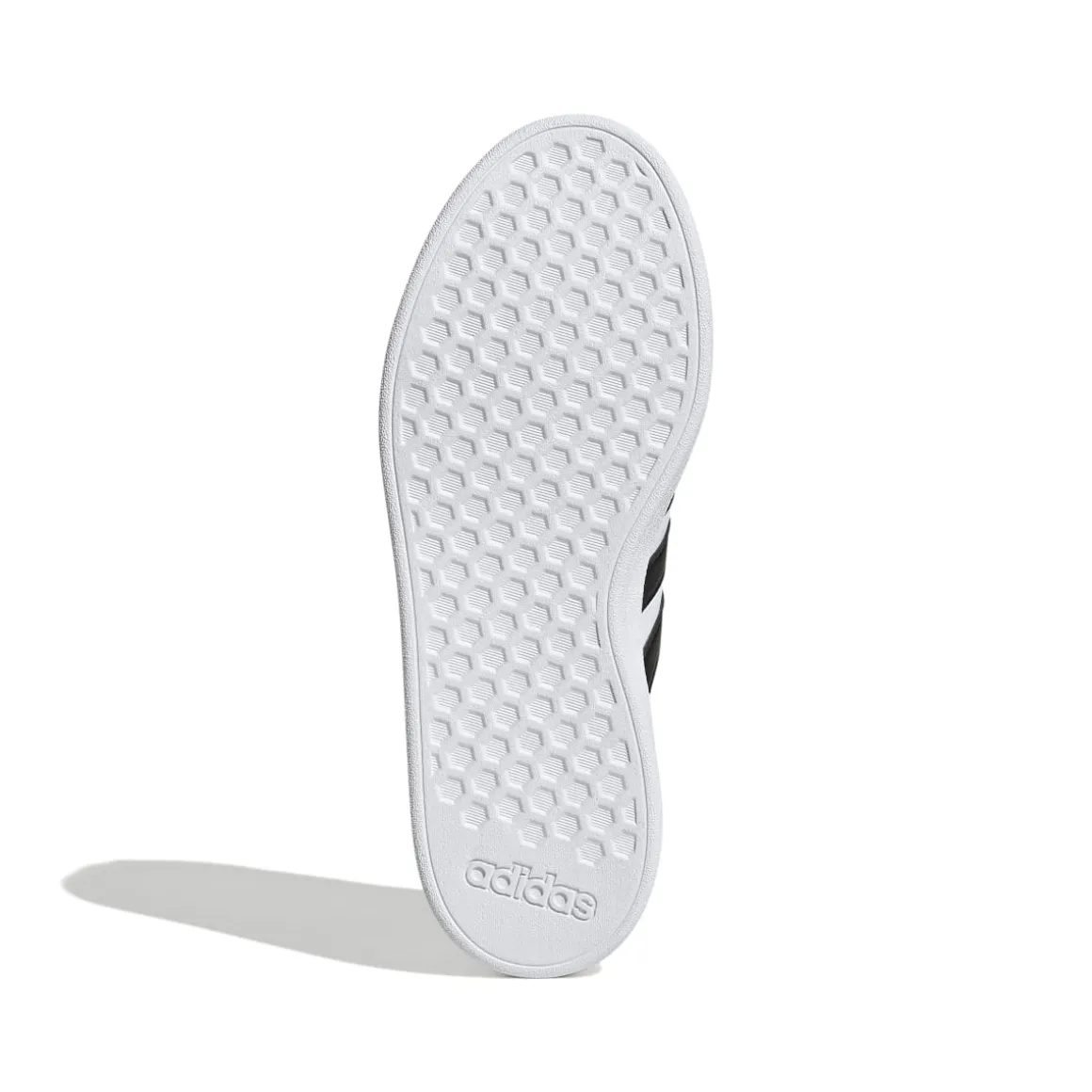 Sneakers bianche da donna con strisce a contrasto adidas Grand Court Base 2.0