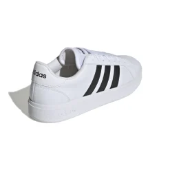 Sneakers bianche da donna con strisce a contrasto adidas Grand Court Base 2.0