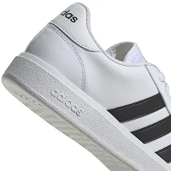 Sneakers bianche da donna con strisce a contrasto adidas Grand Court Base 2.0