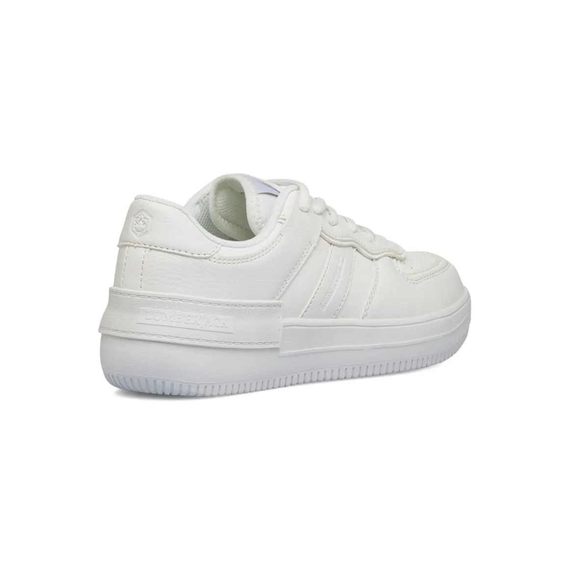 Sneakers bianche da donna con dettagli traforati Lumberjack Freya