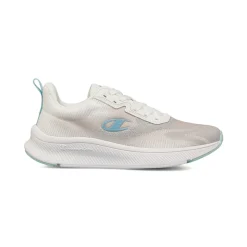 Sneakers bianche da Donna con inserti grigi e azzurri Champion Galactic Low
