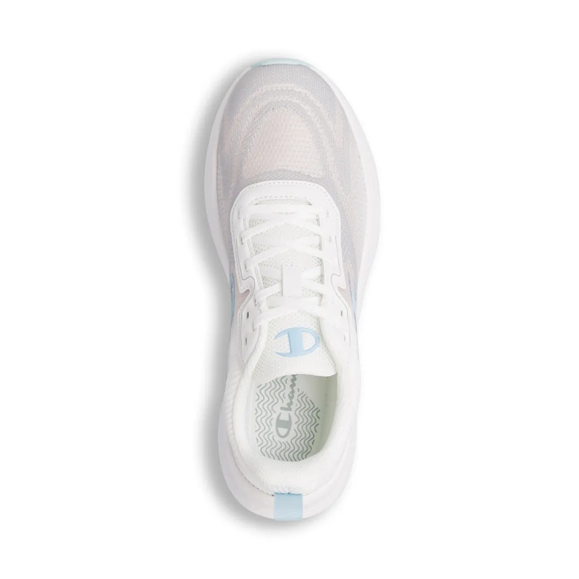 Sneakers bianche da Donna con inserti grigi e azzurri Champion Galactic Low
