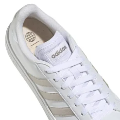 Sneakers bianche da donna con strisce a contrasto adidas Grand Court Base 2.0