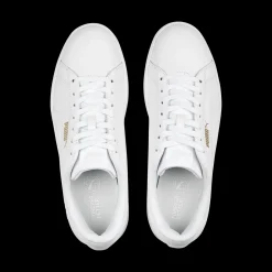 Sneakers bianche da donna con logo oro Puma Smash 3.0 L