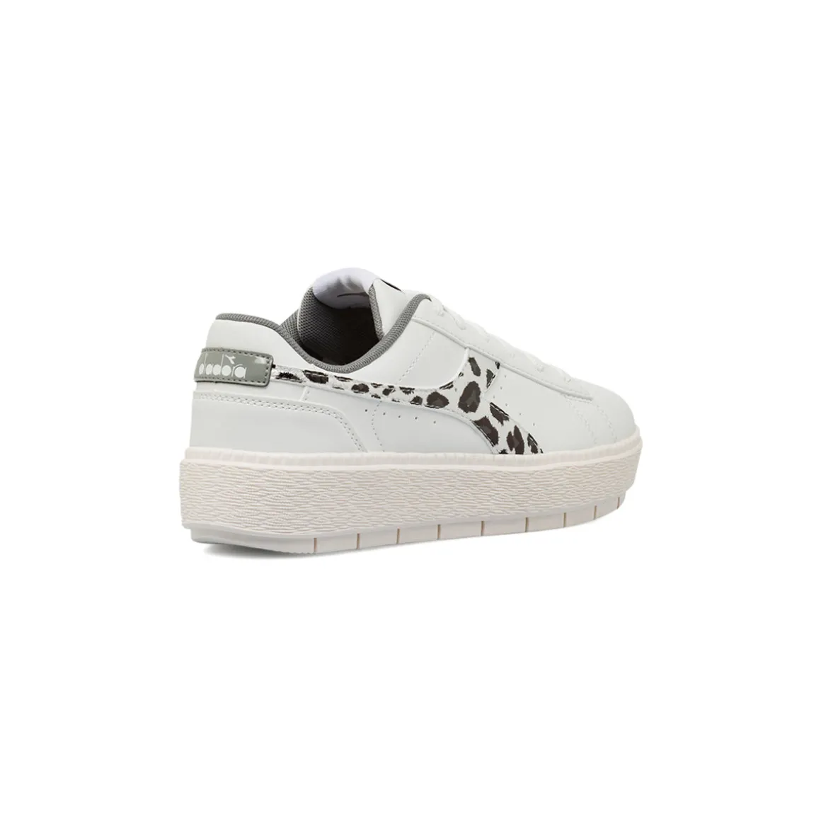 Sneakers bianche da Donna con stampa animalier Diadora JACE JUNGLE
