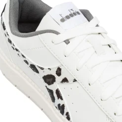Sneakers bianche da Donna con stampa animalier Diadora JACE JUNGLE