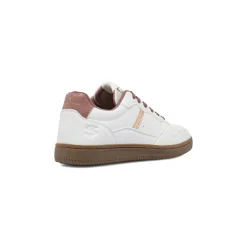 Sneakers bianche da Donna con dettagli rosa Swish Jeans