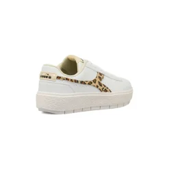 Sneakers bianche da Donna con stampa leopardata Diadora JACE JUNGLE