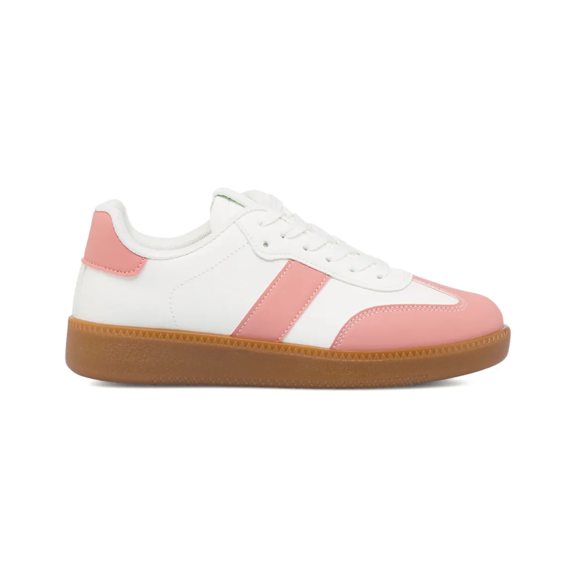 Sneakers bianche da donna con dettaglio rosa Lora Ferres