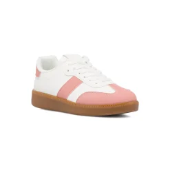 Sneakers bianche da donna con dettaglio rosa Lora Ferres