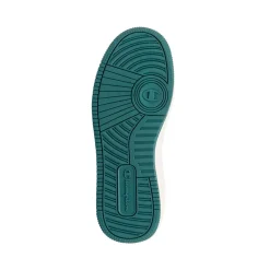 Sneakers bianche da donna con dettaglio verde metallizzato Champion