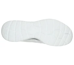 Sneakers bianche da donna in tessuto mesh Skechers Bountiful - Quick Path