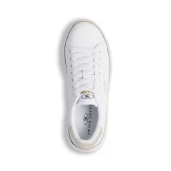 Sneakers bianche da donna con dettagli dorati Swish Jeans