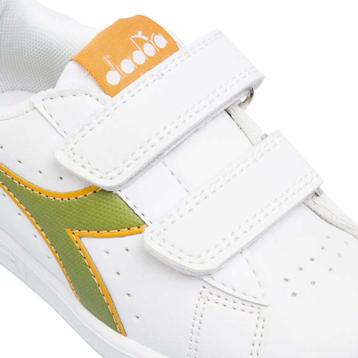 Sneakers bianche da Primi Passi Bambino con strappo Diadora