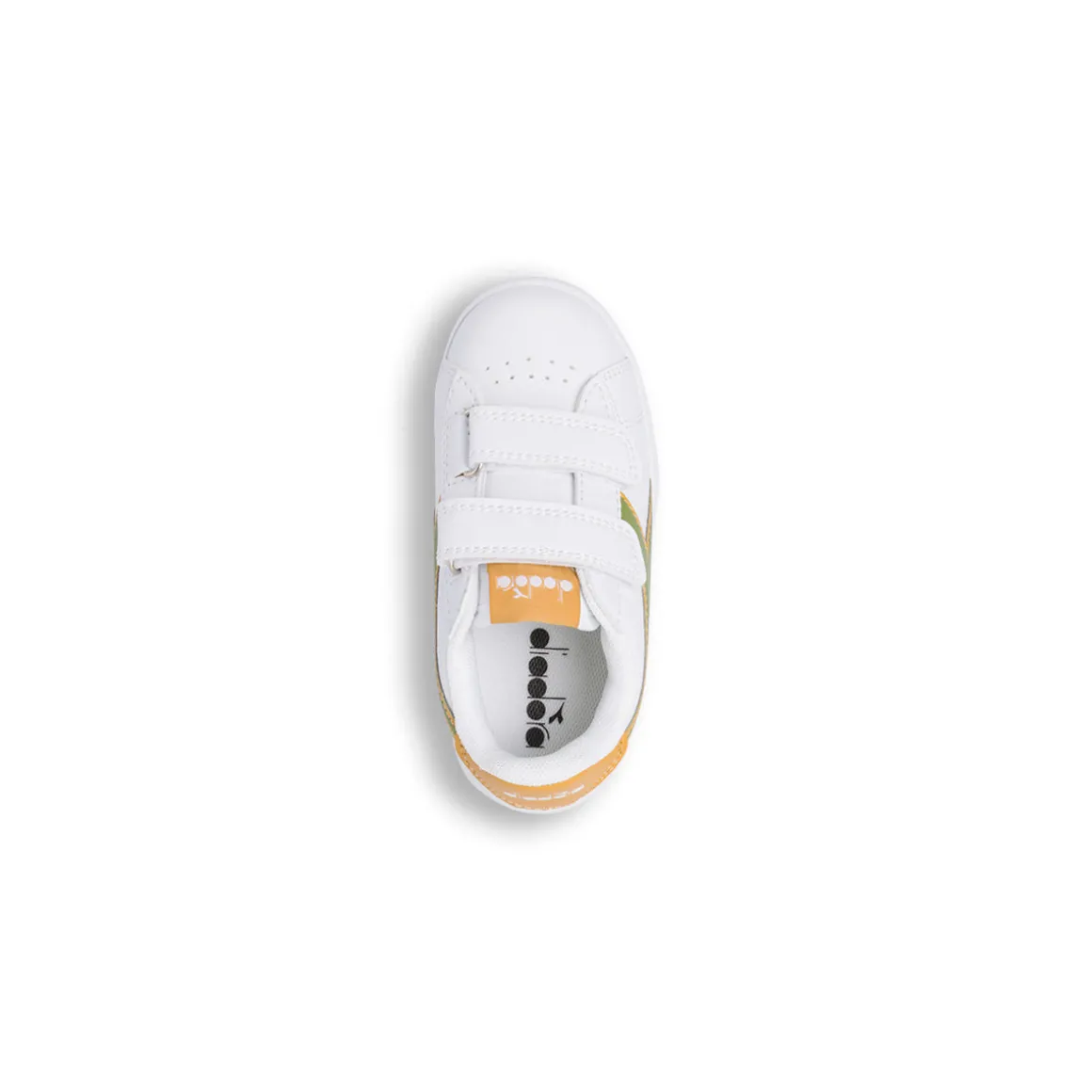 Sneakers bianche da Primi Passi Bambino con strappo Diadora