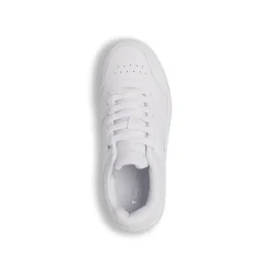 Sneakers bianche da ragazzo con logo laterale Champion Rebound Low B GS