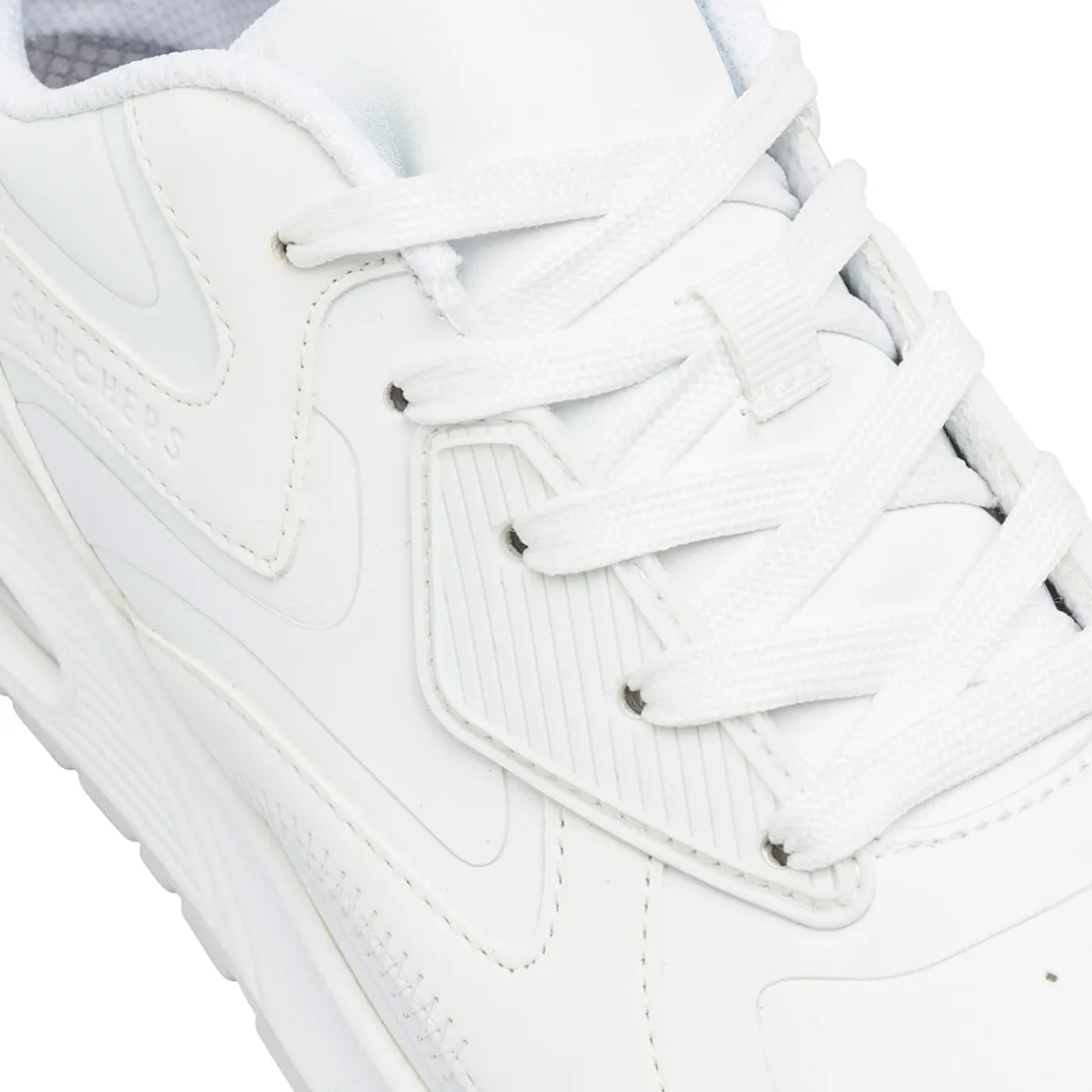 Sneakers bianche da Ragazzo con suola ad aria Skechers Air Cooled