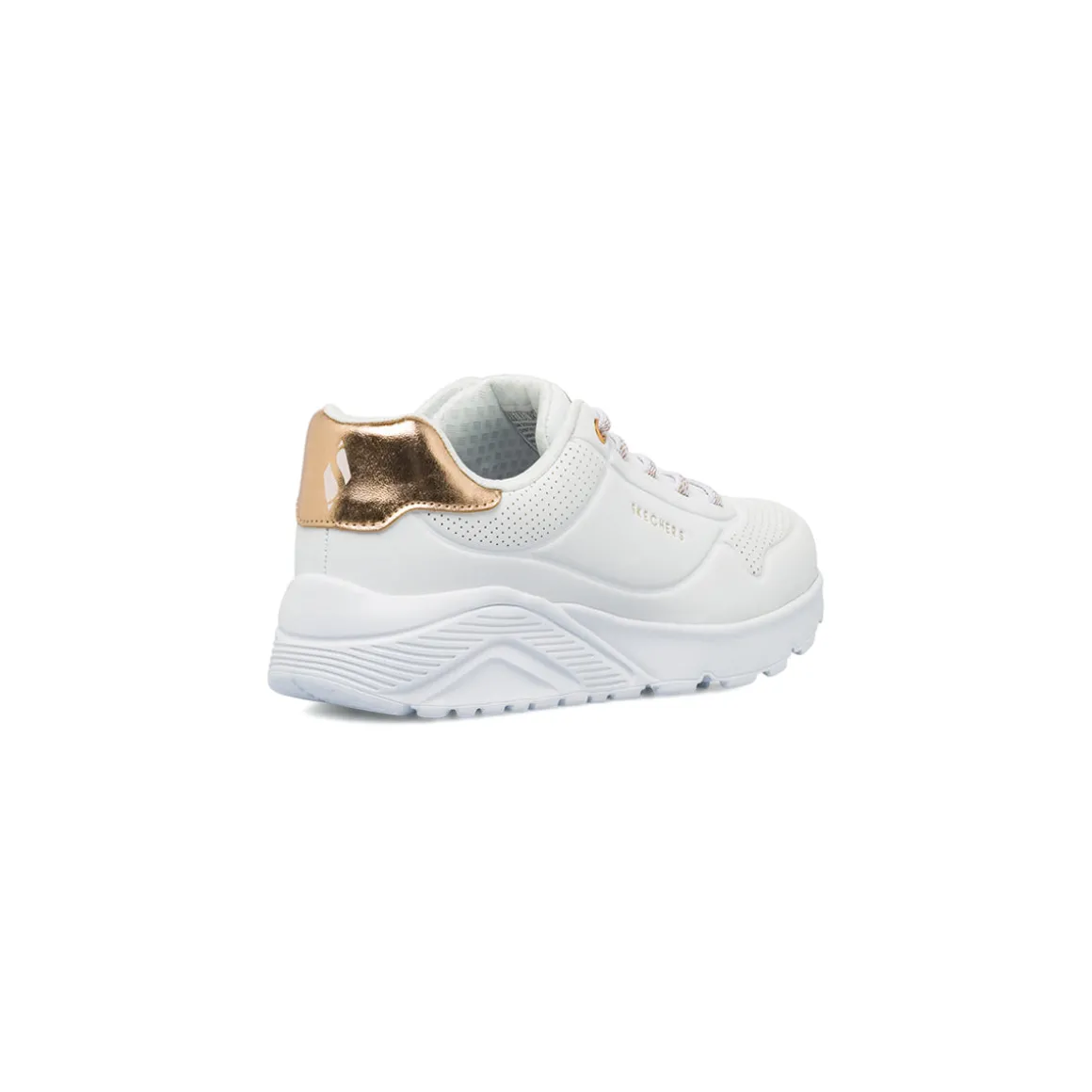 Sneakers bianche da ragazza Skechers Uno Lite Air Cooled con Memory Foam